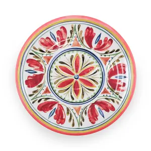 Purely Home Mediterranean Melamine Dinner Plates - Set of 2