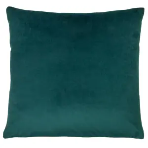 furn. Folk Floral Square Abstract Polyester Filled Cushion