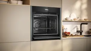 NEFF B54CR71G0B Built-in Pyrolytic Single Multi-function pyrolytic Oven - Black