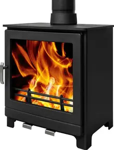 Mazona Ripley 8Kw Multifuel Woodburning Stove, Freestanding, Eco Design Approved, Defra Approved