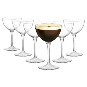 Bormioli Rocco - Bartender Novecento Martini Glasses - 235ml - Pack of 6