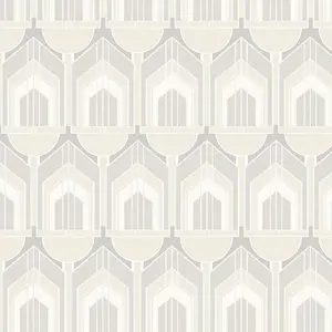 Hoopla Walls Natural Deco Arch Smooth Matt Wallpaper