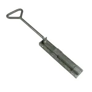 Bow Handle Drop Down Bolt 24" Galvanised (Heavy Duty Garage Door)