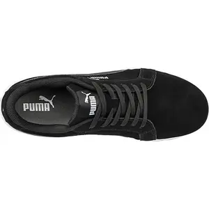 Puma Safety ICONIC Suede Black Safety Trainer Size 4