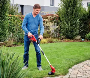 Einhell 24cm Cordless Strimmer 18V Power X-Change With 20x Spare Blades Telescopic GC-CT 18/24 Li Solo - Body Only