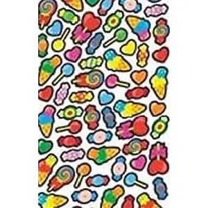 Sweets Sparkle Glitter Stickers Multicoloured (One Size)