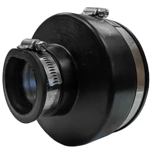 Coupling Adaptor 110-122mm to 48-56mm Flexible Rubber Reducer