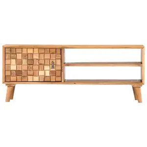 Berkfield TV Cabinet 100x35x40 cm Solid Acacia Wood