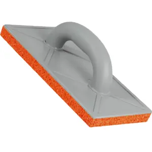 Toolty Sponge Grouting Float 280x140x18mm Hydro Rubber Orange for Tiling Finishing Tool Trowel Floors Walls DIY