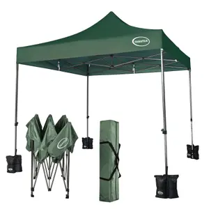 MCC Direct Maximus 3x3 Heavy Duty Pop up Green Gazebo NS