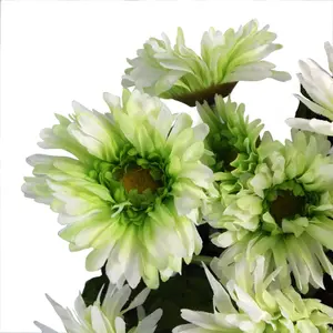 33cm Artificial Potted Daisy White