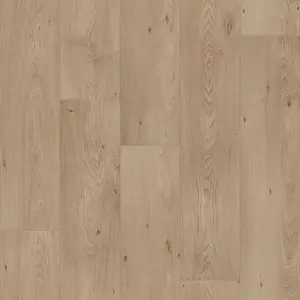 Beige Brown Wood Effect Vinyl Flooring, Contract Commercial Vinyl Flooring with 3.5mm Thickness-8m(26'3") X 3m(9'9")-24m²