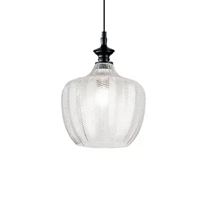 Luminosa Lord Decorative Glass Dome Pendants Transparent, E27