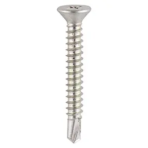 TIMCO Window Fabrication Screws Countersunk PH Self-Tapping Self-Drilling Point Zinc - 4.8 x 32