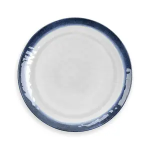 Purely Home Coastal Melamine Dinner Plates - Set of 5