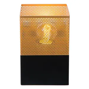 Lucide Renate Modern Wall Light - 1xE27 - Matt Gold, Brass