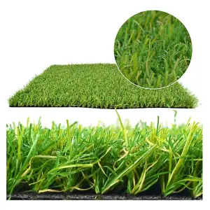 Artificial Grass, 20mm Pet-Friendly Outdoor Artificial Grass, Realistic Fake Grass For Lawn-15m(49'2") X 4m(13'1")-60m²