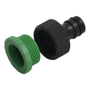 Berkfield Garden Hose with Fitting Set Green 50 m PVC