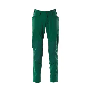 Mascot Accelerate Stretch Trousers with Kneepad Pockets - Green   (40.5) (Leg Length - Regular)