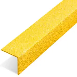 Stair & Step Nosing Cover Anti Slip Treads GRP Heavy Duty for High Traffic Areas - YELLOW 10x GRP nosing yellow 1000mm