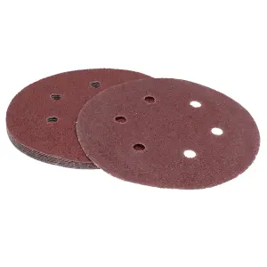 Hook/Loop Sanding Abrasive Discs Orbital DA Palm Sander 100PK 150mm Mixed Grit