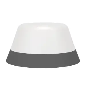 EGLO Meggiano Modern Grey & White RGB Touch Dimmer Table Lamp