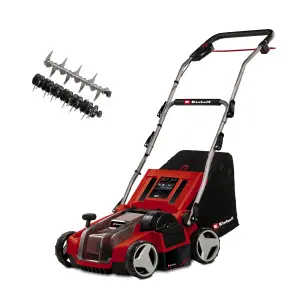 Einhell Cordless Scarifier And Aerator 35cm 36V Power X-Change 28L 2 in 1 GE-SA 36/35 Li - Body Only