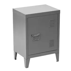 Mira Bedside Table Dark Gray