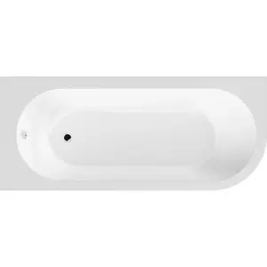 Dezine 1700 x 725mm Left Handed Corner Bath