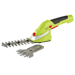 7.2V Cordless Lightweight Hedge Trimming Shears with Lithium-Ion Battery 90mm Cutting Blade