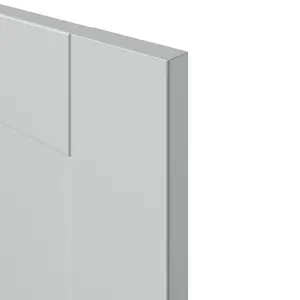 GoodHome Ashmead Matt dove grey Drawer front, bridging door & bi fold door, 356mm x 16mm x 997mm