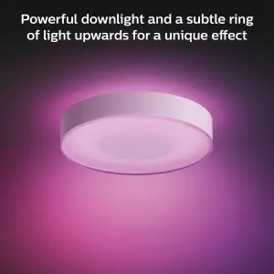 Philips Hue White and Colour Ambiance Infuse large ceiling lamp White