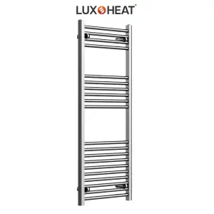 Towel Radiator Rail 1200 x 500 for Central Heating with Chrome Finish