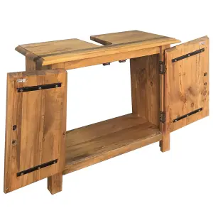 Berkfield Bathroom Furniture Set Recycled Solid Recycled Pinewood