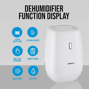 Belaco 1.2l Dehumidifier - white