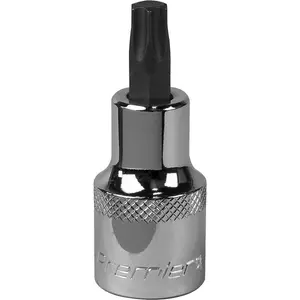 Premium T45 TRX Star Socket Bit - 1/2" Drive with Knurled Grip for Optimal Performance