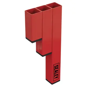 Sealey Magnetic Cable Tie Holder Industrial Powder Coated Finish - Red APCTH