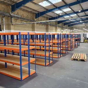 NEW 5 Tier Extra Heavy Duty Storage Racking 1800h x 1200w x 600d mm 300kg