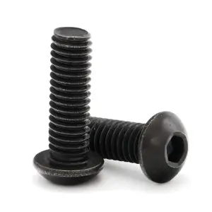 M3 x 5mm Socket Button Head Allen Bolt Screws 10.9 High Tensile Black ISO 7380 Pack of 10