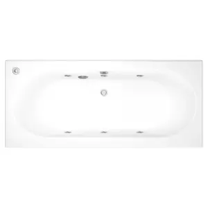 Trojan Baths Whirlpool Silver effect 6 Jet Bath spa system