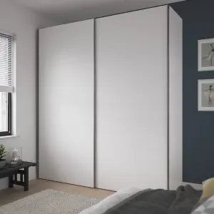 GoodHome Atomia Matt white Particle board Wardrobe (H)2250mm (W)1500mm (D)655mm