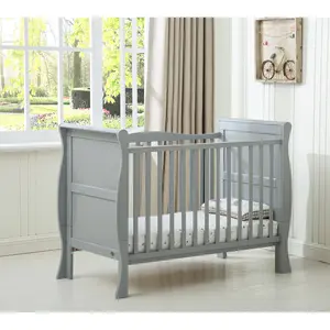 Bernhardt Cot Bed with Mattress Grey