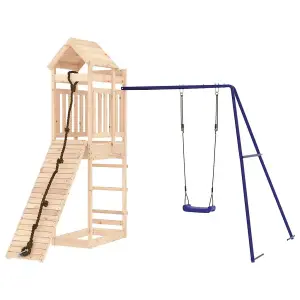 Berkfield Outdoor Playset Solid Wood Pine