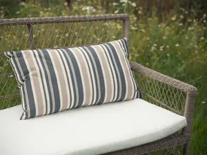 Set of 2 Outdoor Cushions KASTOS Taupe