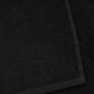 Quick Dry Cotton Bath Sheet (Set of 2) Black