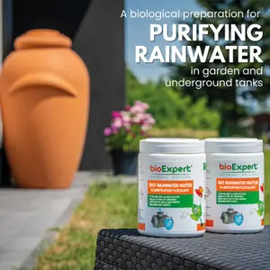 Water Butt Cleaner Powder 450g - Non-Toxic Bio Rainwater Water Butt Treatment for Rain collectors - Safe for Plants & Pets