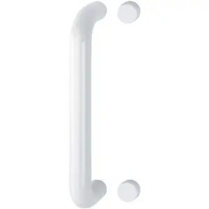 EAI - Pull Handle - Bolt Fixed - 225x25mm - White