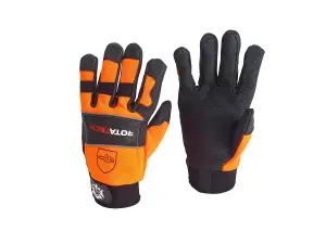 Rotatech Chainsaw Safety Gloves - Premium - Size 8 - Class 1