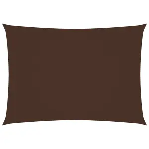 Berkfield Sunshade Sail Oxford Fabric Rectangular 2x4 m Brown