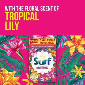 Surf Laundry Powder Tropical Lilly & Ylang-Ylang 45 Washes 2.25KG